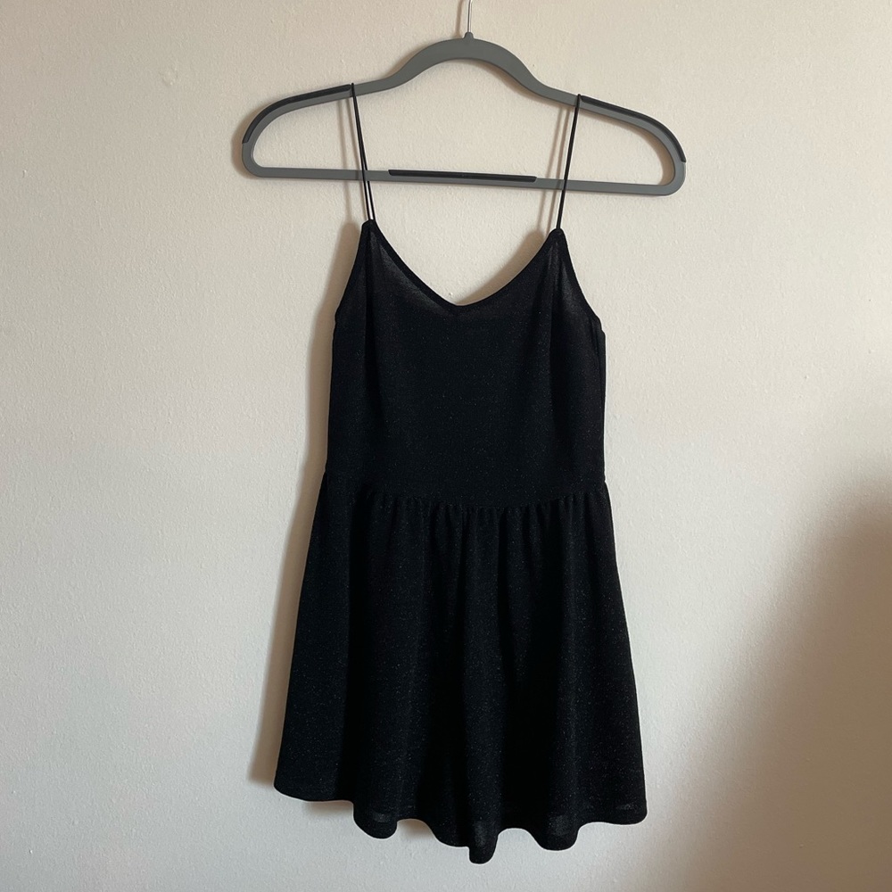 H&M Black Sparkly Romper